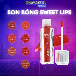 Son kem nhung lì MeO Sweet Lips mềm mịn, lâu trôi, hiệu ứng căng mọng với 7 màu son Hot Trend, 3g