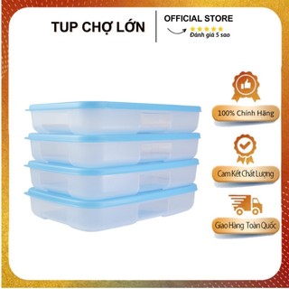Bộ hộp trữ đông thân dẹt happy set 550ml - tup chính hãng chợ lớn