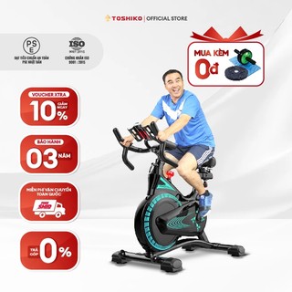 Xe đạp thể dục tại nhà TOSHIKO X11 chính hãng giúp tăng cơ giảm mỡ bánh đà kháng từ Bảo hành 3 năm
