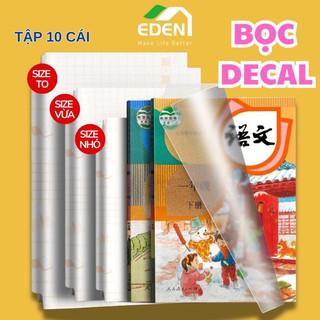 Tập decan bọc sách giáo khoa cải cách nhiều cỡ cho học sinh 2024