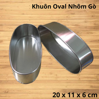 Combo 10 Cái Khuôn Ovan Nhôm Gò Dày 5zem. Chuyên Làm Bánh Bông Lan, Bánh Nướng, Bánh Mì.