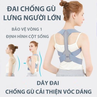 Đai chống gù lưng miaa nam nữ đủ size, đai chống gù lưng hiệu quả
