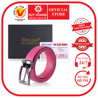 Thắt lưng nữ Huy Hoàng cỡ lớn màu hồng HP5142