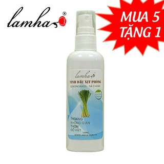 Tinh dầu xịt phòng Sả Chanh LAMHA 100ml