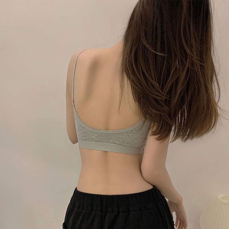 Áo Bra Nữ 2 Dây, Áo Ngực Nữ chữ U hở Lưng Không Gọng Nâng Ngực 412 | BigBuy360 - bigbuy360.vn