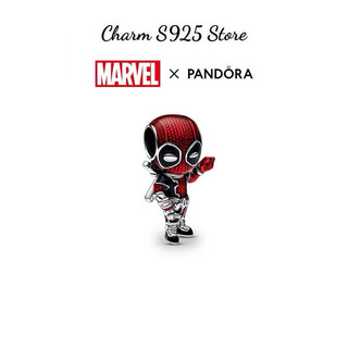 Charm pan ale bạc s925 thuần khiết marvel deadpool hàng cao cấp