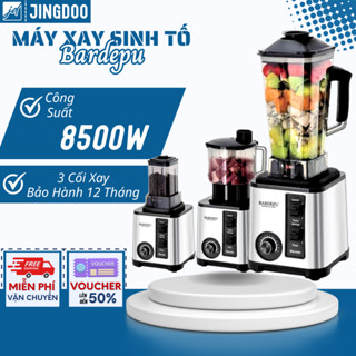 Máy Xay Sinh Tố Công Nghiệp BARDEFU 3 Cối Xay, Máy Xay Đa Năng, Xay Thịt, Xay Hạt, Xay Ngũ Cốc Siêu Khỏe Tiện Lợi