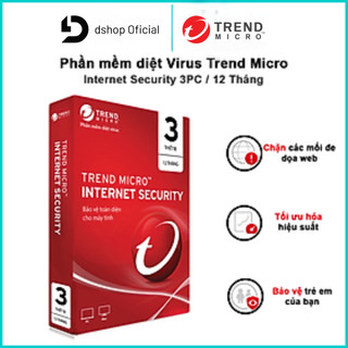 Key Trend Micro Internet Security Bản Quyền 3PC 12 Tháng