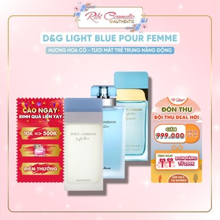 Nước Hoa Nữ Dg Light Blue Edt| Light Blue Intense| Light Blue Forever Pour Femme Ribicosmetics