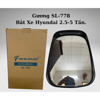 Gương Chiếu Hậu Xe Tải Hyundai 2.5-5 Tấn HD65, HD72, HD 88, HD99, HD800, Mighty 2...Hàng Hàn Quốc SHILIDUO (Mã:SL-778)