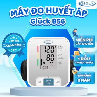 Máy Đo Huyết Áp Cá Nhân Chính Hãng Gluck B56, Bộ Nhớ Kèm Cho Hai Người Dùng, Đạt Chuẩn Công Nghệ Đức, Bảo Hành 5 Năm