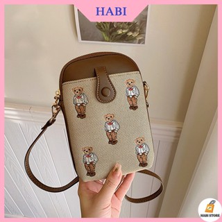 Túi Xách Nữ Đeo Chéo Túi Đựng Điện Thoại Nhiều Ngăn, Túi điện thoại mini mềm mại 2 ngăn Beibaobao M387