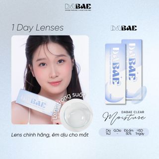 Kính áp tròng cận 1 ngày Dabae Lens trong suốt cho mắt nhạy cảm