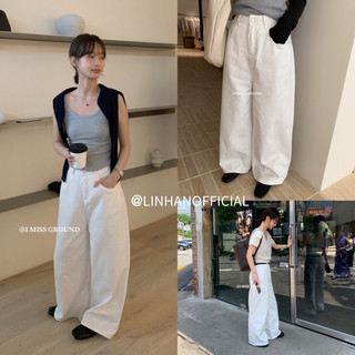 /𝙇𝙞𝙣𝙝𝙖𝙣𝙤𝙛𝙛𝙞𝙘𝙞𝙖𝙡/ quần jeans trắng i miss linene 66130🇰🇷