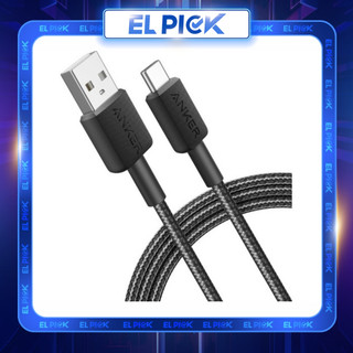 Cáp sạc Anker 322 A-C 6ft Nylon Đen (Black) B2B_A81H6H11