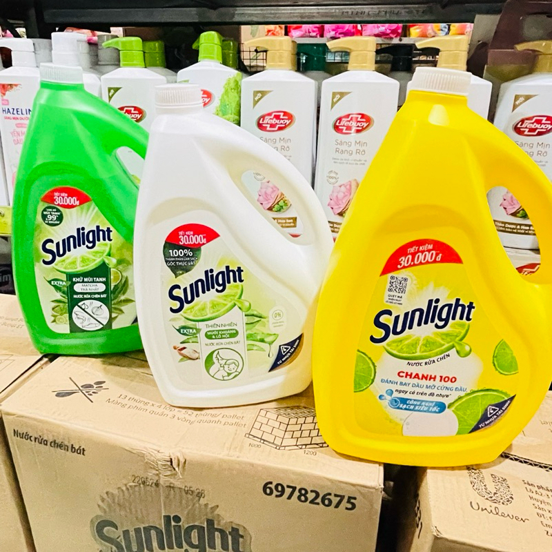 Nước rửa chén/bát Sunlight 3,6kg Can