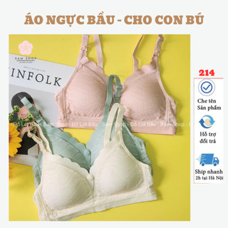 Áo lót Mùa Hè mặc bầu và cho con bú . Áo ngực bầu không gọng, siêu thoáng khí S214