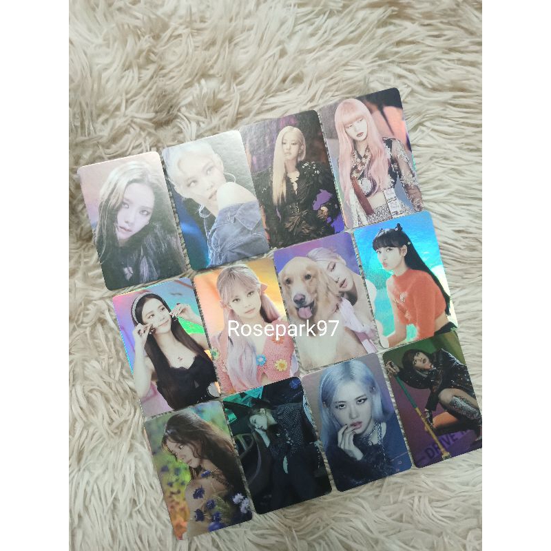 OFFICIAL Card BLACKPINK THE SHOW Jisoo Jennie Rosé Lisa