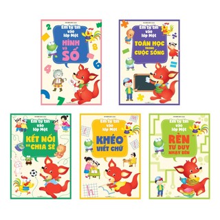 Sách: Combo Em Tự Tin Vào Lớp Một (5 Cuốn)