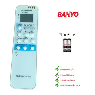 Remote điều khiển điều hòa Sanyo hàng mới 100%