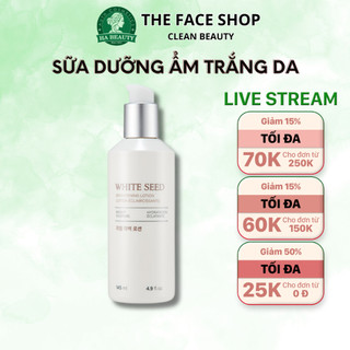 Sữa dưỡng ẩm trắng da làm mờ nám đốm nâu The Face Shop White Seed Brightening Lotion 145ml