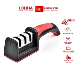 ⛔giadungduylong⛔ dụng cụ mài dao, kéo 3 ngăn