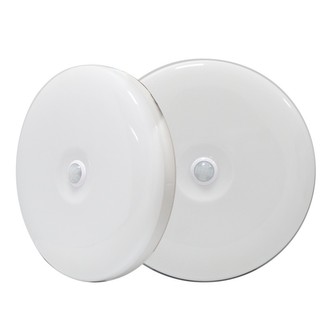 Đèn ốp trần cảm biến IVON trang trí nội ngoại thất - kém bóng LED ánh sáng trắng chuyên dụng