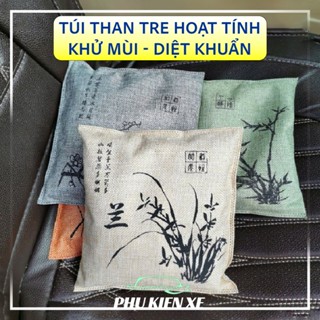 Túi Than Hoạt Tính Diệt Khuẩn - Khử Mùi - Lọc Không Khí - Túi Than Tre Cho Xe Hơi - Tủ Quần Áo