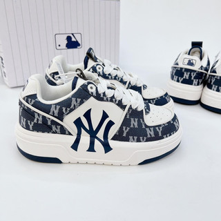 Giày thể thao MLB xanh navy liner size 36 đến 44 tặng tất