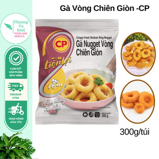 Gà vòng chiên giòn nuget CP túi 500g, giao hỏa tốc Hà Nội