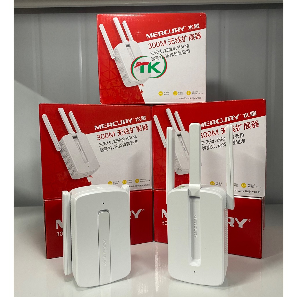 Bộ kích sóng WiFi Mercury MW310RE tốc độ 300Mpbs