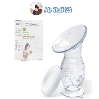  Cốc hứng sữa silicon cao cấp Cmbear phễu hút sữa rảnh tay MẸ THÁI VŨ 