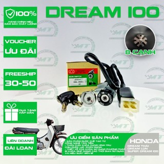 Ổ khóa 8 cạnh xe Dream Thái chống trộm hiệu quả