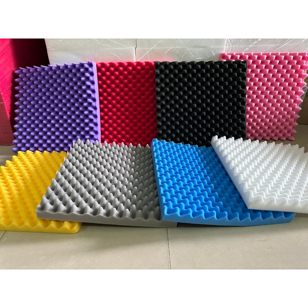 Mút trứng tiêu âm 50 x 50 x 5cm Tiêu âm cách âm dán tường.