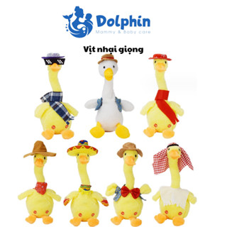  Vịt nhại giọng vịt nhảy múa sạc điện USB  cho bé 