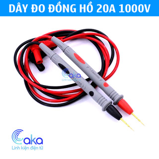 Dây đồng hồ đo điện kim nhọn, que đo đồng hồ vạn năng mũi kim 1000v 20A