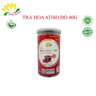 Trà hoa atiso đỏ hũ 40g - cty hương sen việt