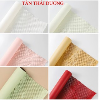  Giấy gói hoa - Cuộn giấy tổ ong cao cấp gói hoa tươi hoa sáp - Khổ 50cm x 9m 
