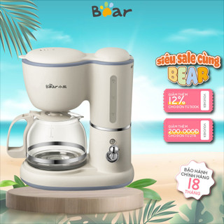 Máy Pha Cà Phê - Pha Trà Đa Năng Chính Hãng Bear KFJ A06N2, Dung Tích 600ml, Tự động, BH 18 Tháng