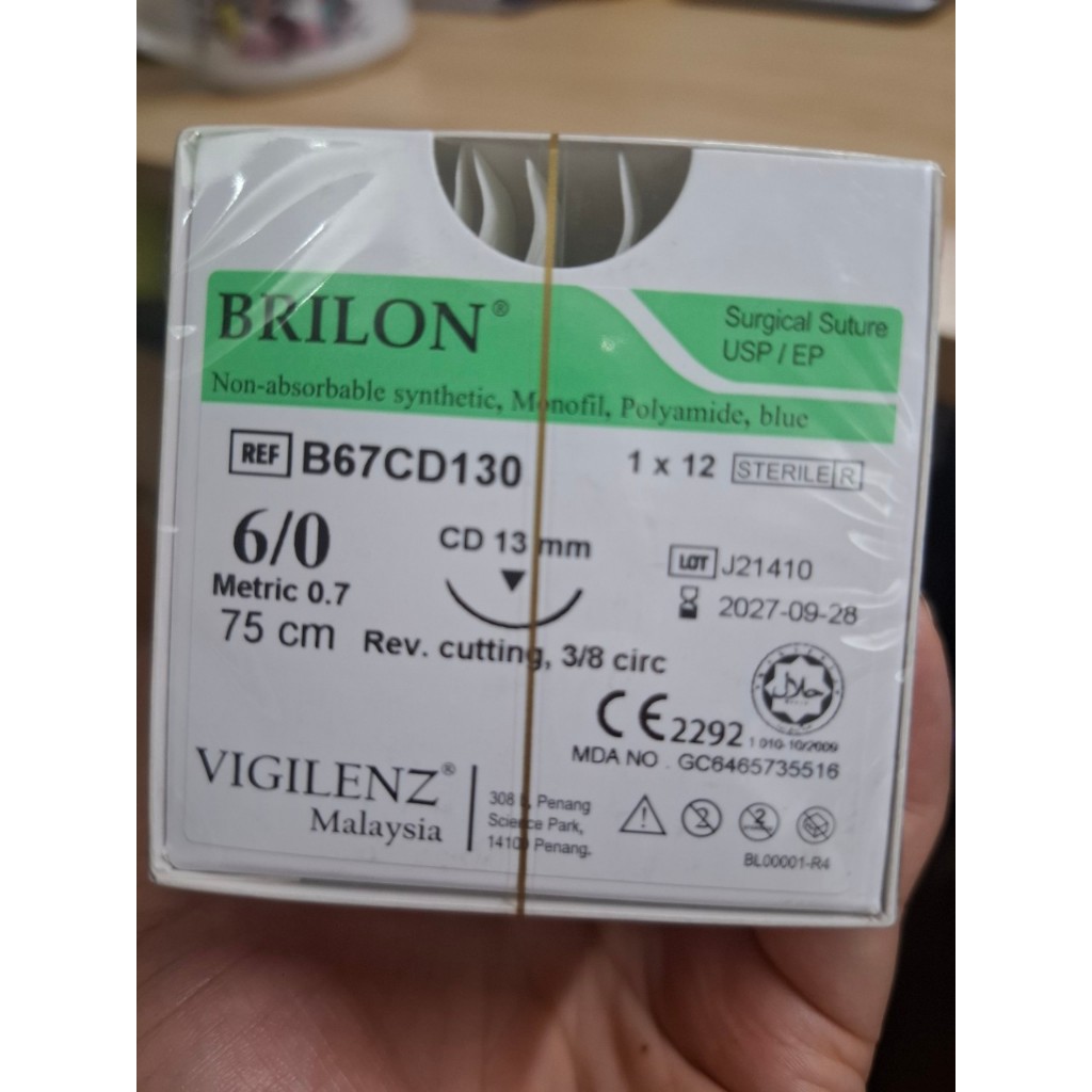 Hộp chỉ phẫu thuật BRILON - B67CD130 VIGILENZ