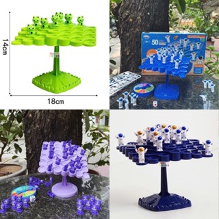 Bộ đồ chơi board game kuromi cân bằng, phi hành gia cân bằng 48 -50 con, trò chơi 50 ếch cân bằng vui nhộn cho bé