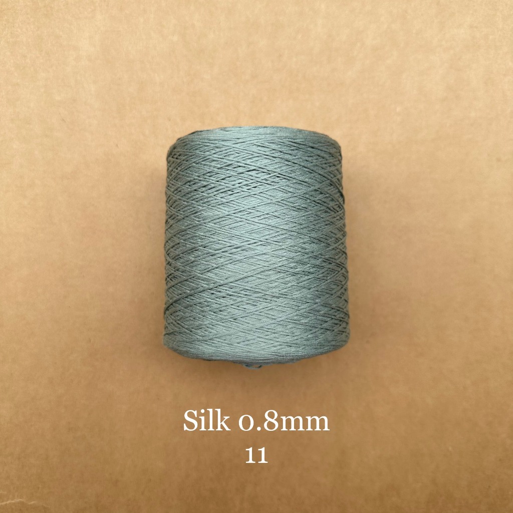 Cuộn sợi silk 0.8mm màu trơn, 300gram