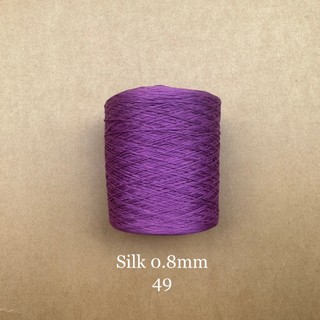 Cuộn sợi silk 0.8mm màu trơn, 300gram