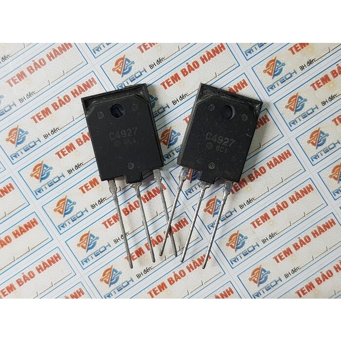 [Combo 5 con] C4927, 2SC4927 Transistor NPN 8A 1500V
