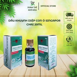 DẦU GIÓ {COMBO 3-1 CHAI} DẦU KHUYNH DIỆP CON Ó GIẢM CẢM CÚM 20ML_(CHUẨN SINGAPOR)