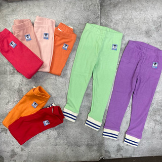 Quần len tăm bé gái gấu bo bản ngắn hàng xuất hàn size 90-130 00868