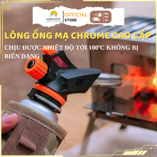 Đầu khò gas mini cao cấp tự động đánh lửa cầm tay, đầu khò gas du lịch, cắm trại, dã ngoại