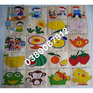 Compo 20 tranh que đồ chơi mầm non
