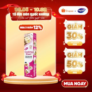 Giấy nến 2 mặt lót nồi chiên, nướng bánh, giấy lót chống dính 30cm x 30cm