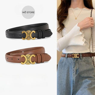 Thắt lưng da, thắt lưng nữ nam đai váy 1.8cm phối áo váy quần phong cách